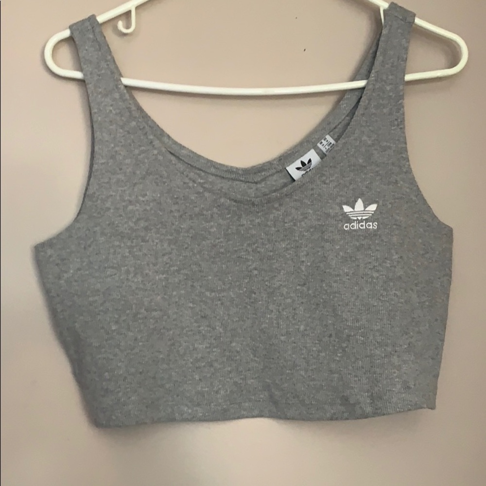 Adidas crop tank top WORN ONCE